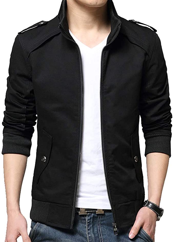 men wearing black slim jacket