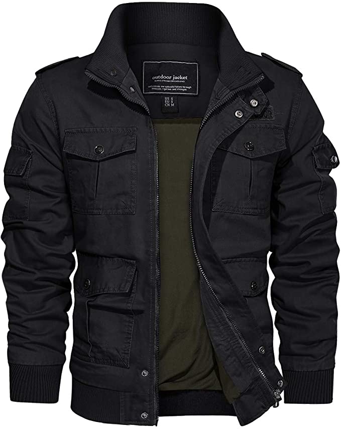 mens bomber military jacket